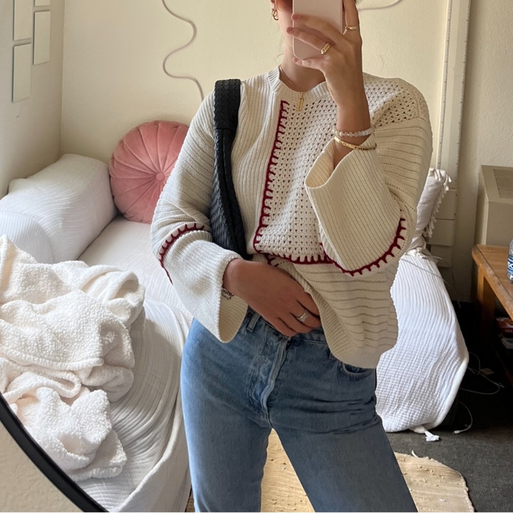 Elizabeth and James sweater